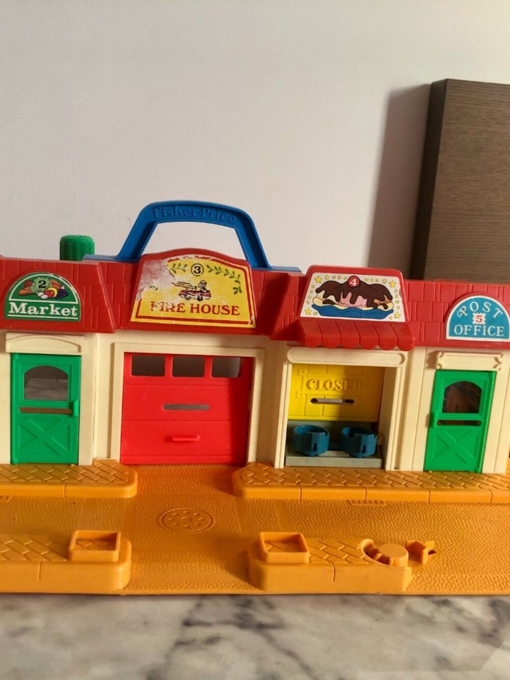Fisher Price Little People Main Street House Village Mail #2500 Vintage 1986 - Picture 4 of 16